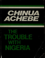 Chinua, Achebe - The trouble with Nigeria.epub